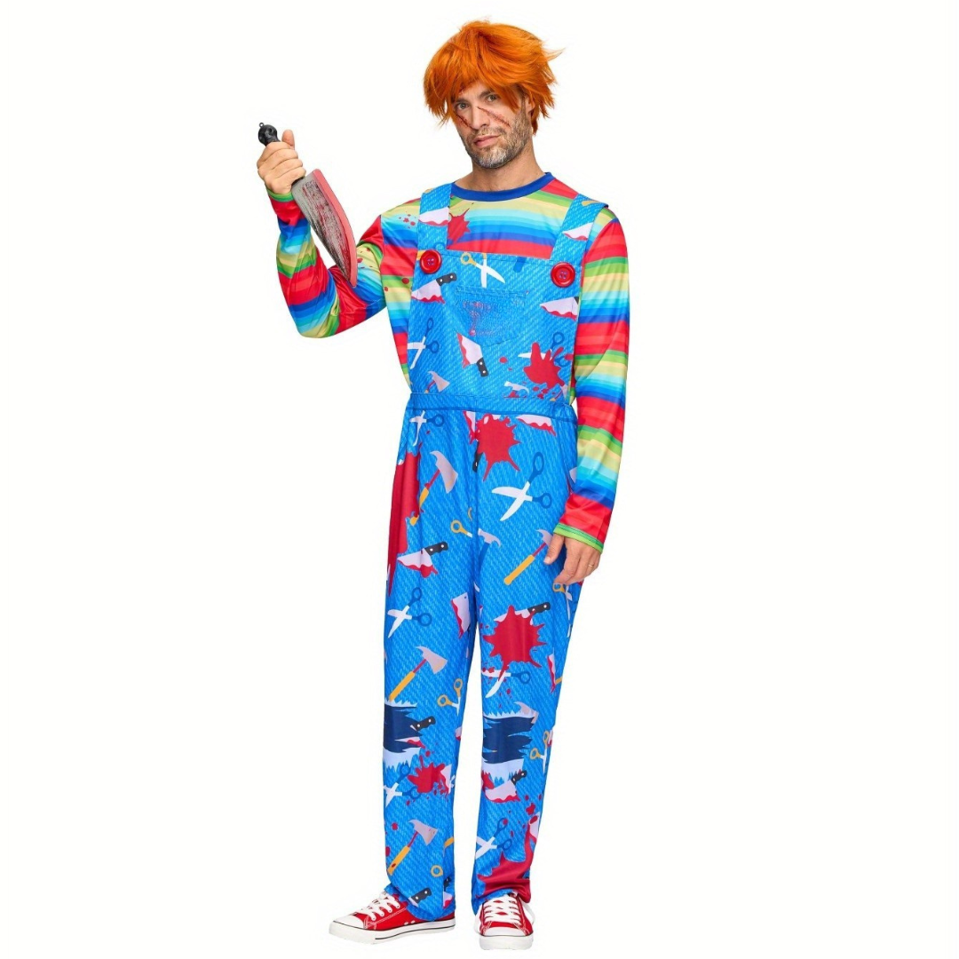 Mannen's Creepy Killer Halloween Kostuum | Eng Horror Outfit