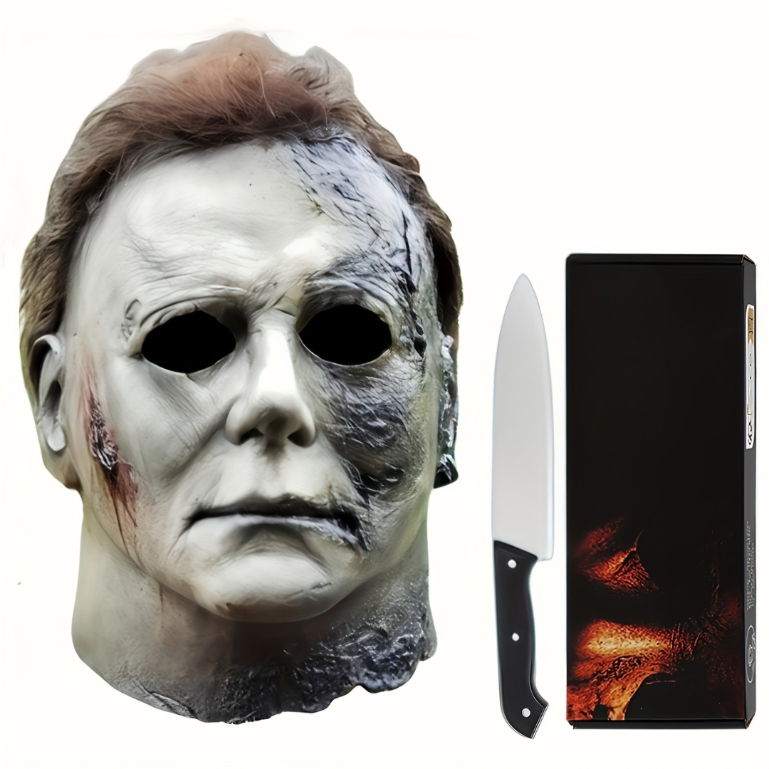 Mannen's Realistische Eng Halloween Masker Set | Horror Requisiet Mes