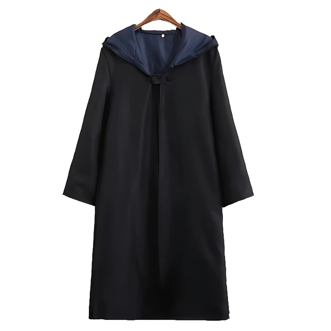 Unisex Gewaad voor Tovenaars Halloween Kostuum met Kap | Lange Mouwen