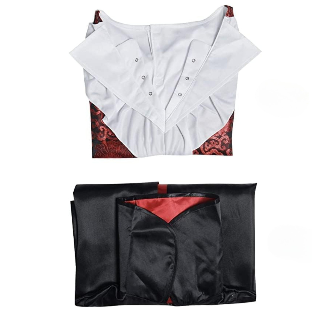 Mannen’s Angstaanjagend Vampier Halloween Kostuum | Gotische Lange Cape