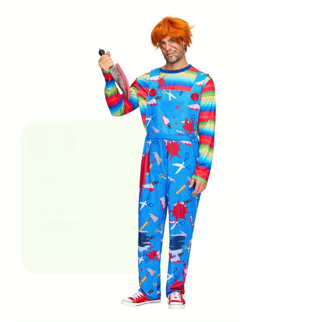 Mannen's Creepy Killer Halloween Kostuum | Eng Horror Outfit