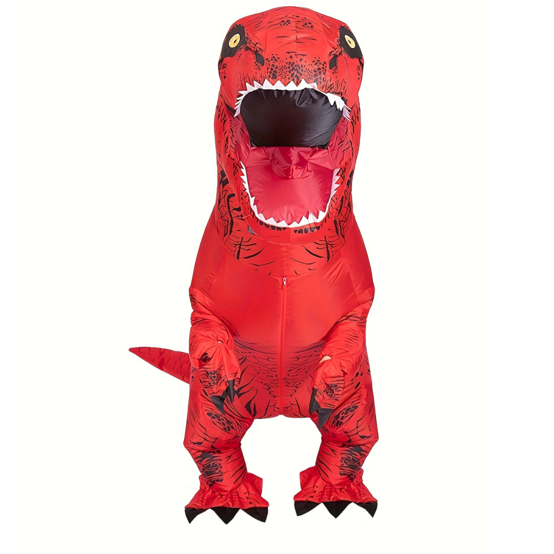 Unisex Opblaasbaar Halloween Dinosauruskostuum | Gigantische Volledige Jumpsuit