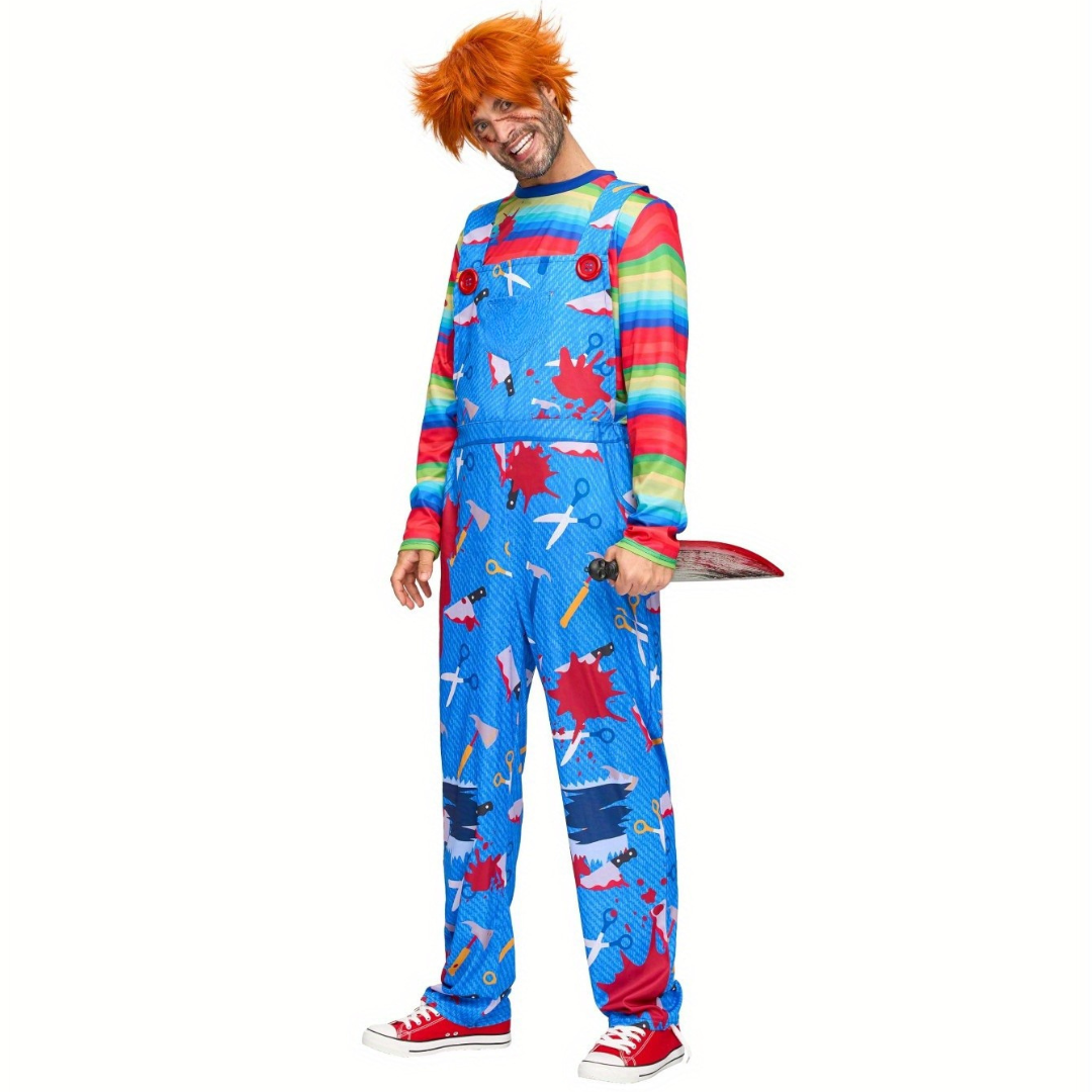 Mannen's Creepy Killer Halloween Kostuum | Eng Horror Outfit