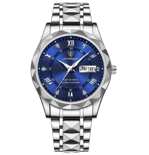 Luxueuze Waterdichte Heren Horloge – Stijlvol RVS Tijdstuk met Nauwkeurige Quartz Beweging