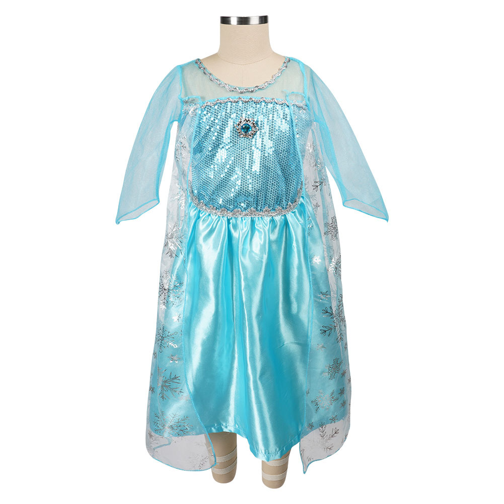 Meisjes Lange Mouwen Halloween Prinses Kostuum Jurk | Maxi