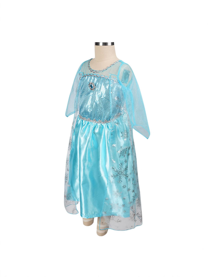 Meisjes Lange Mouwen Halloween Prinses Kostuum Jurk | Maxi