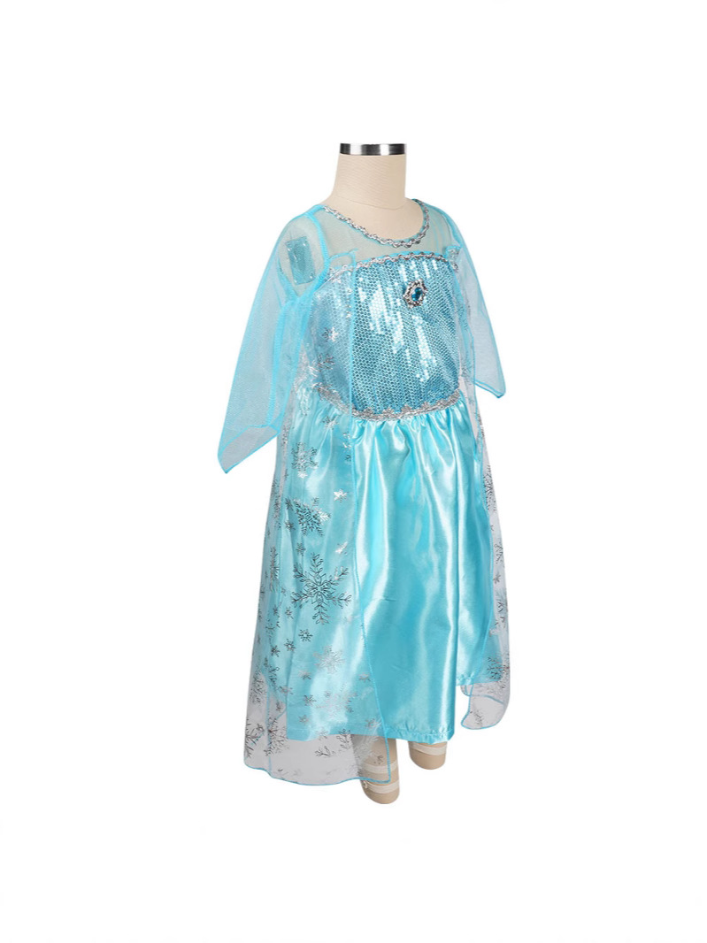 Meisjes Lange Mouwen Halloween Prinses Kostuum Jurk | Maxi