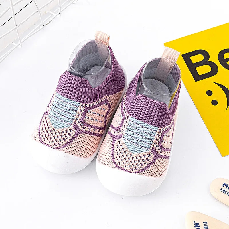 TinyTreads Slip-Ons | Ademende antislipschoenen van mesh