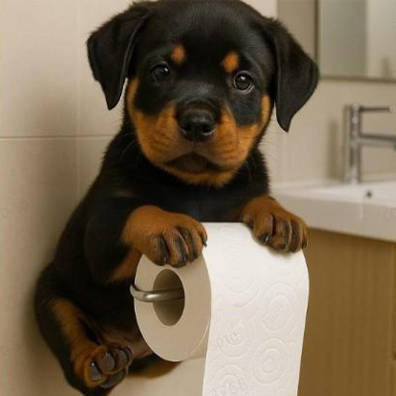 Honden Toiletpapierhouder – Decoratieve Dispenser voor een Vrolijke Badkamer