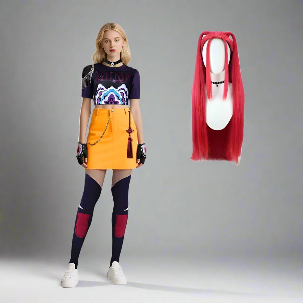 Meisjes Halloween Kostuum Popster Outfit Set