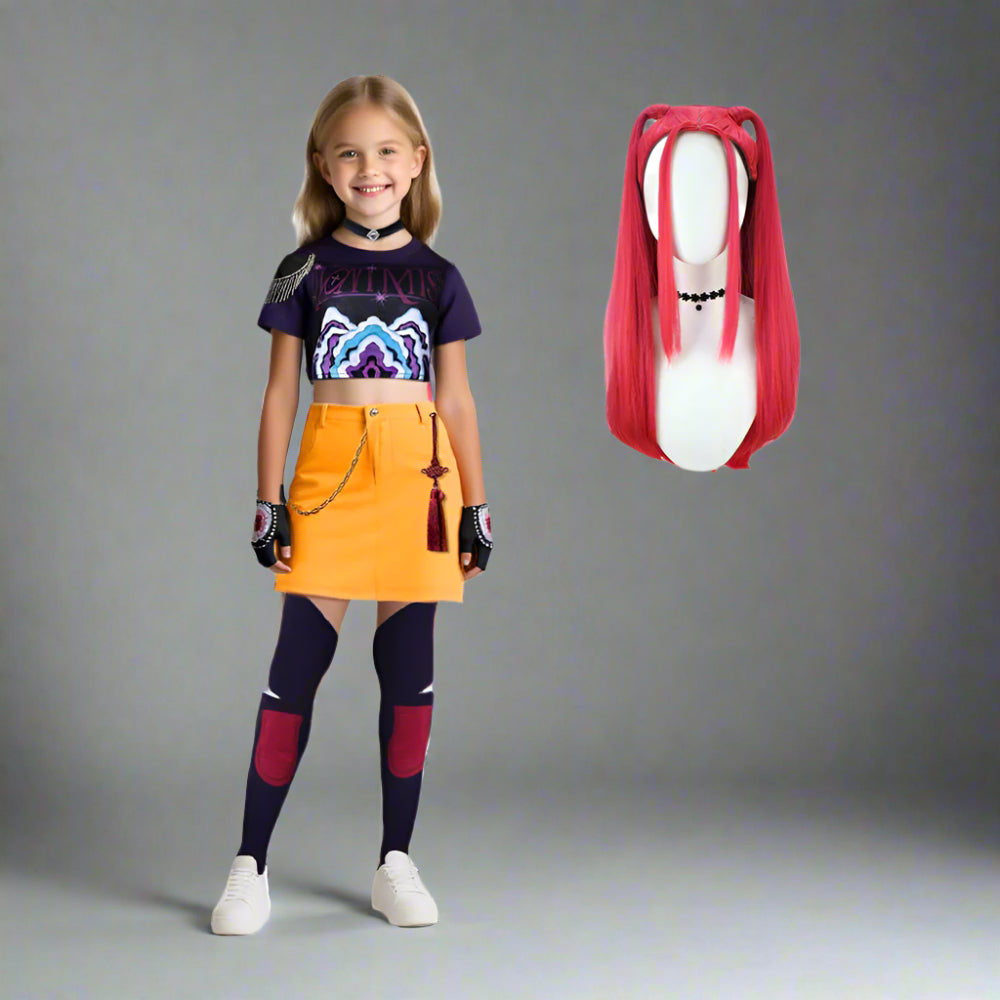 Meisjes Halloween Kostuum Popster Outfit Set