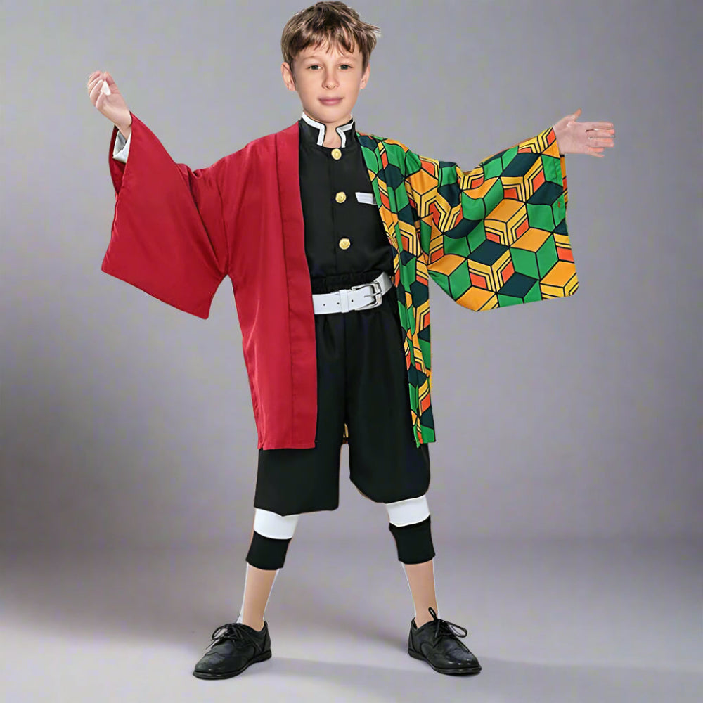Halloween Kostuum Kinderen Anime Kimono Outfit Set