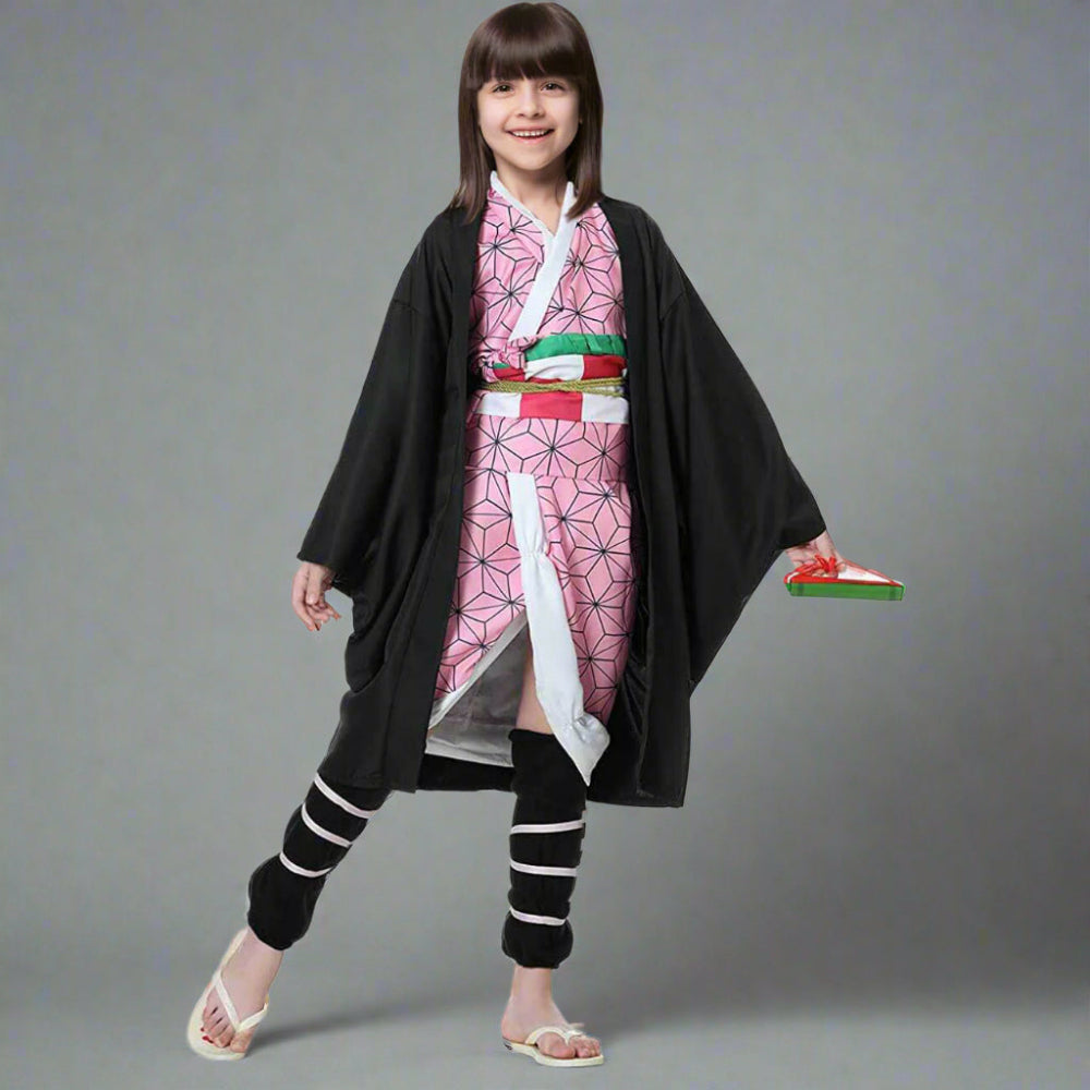 Halloween Kostuum Kinderen Anime Kimono Outfit Set