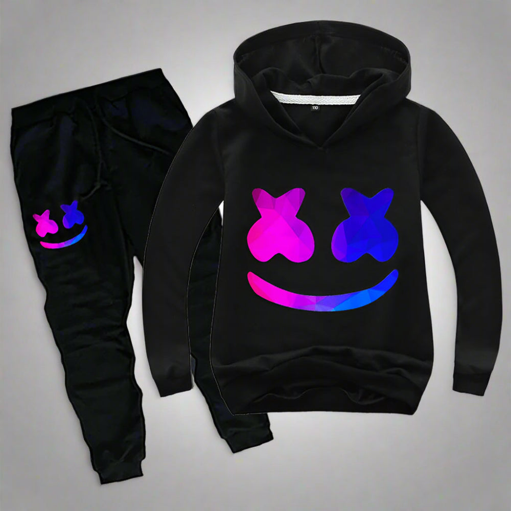 Halloween Kostuum Kinderen DJ Hoodie Broek Set
