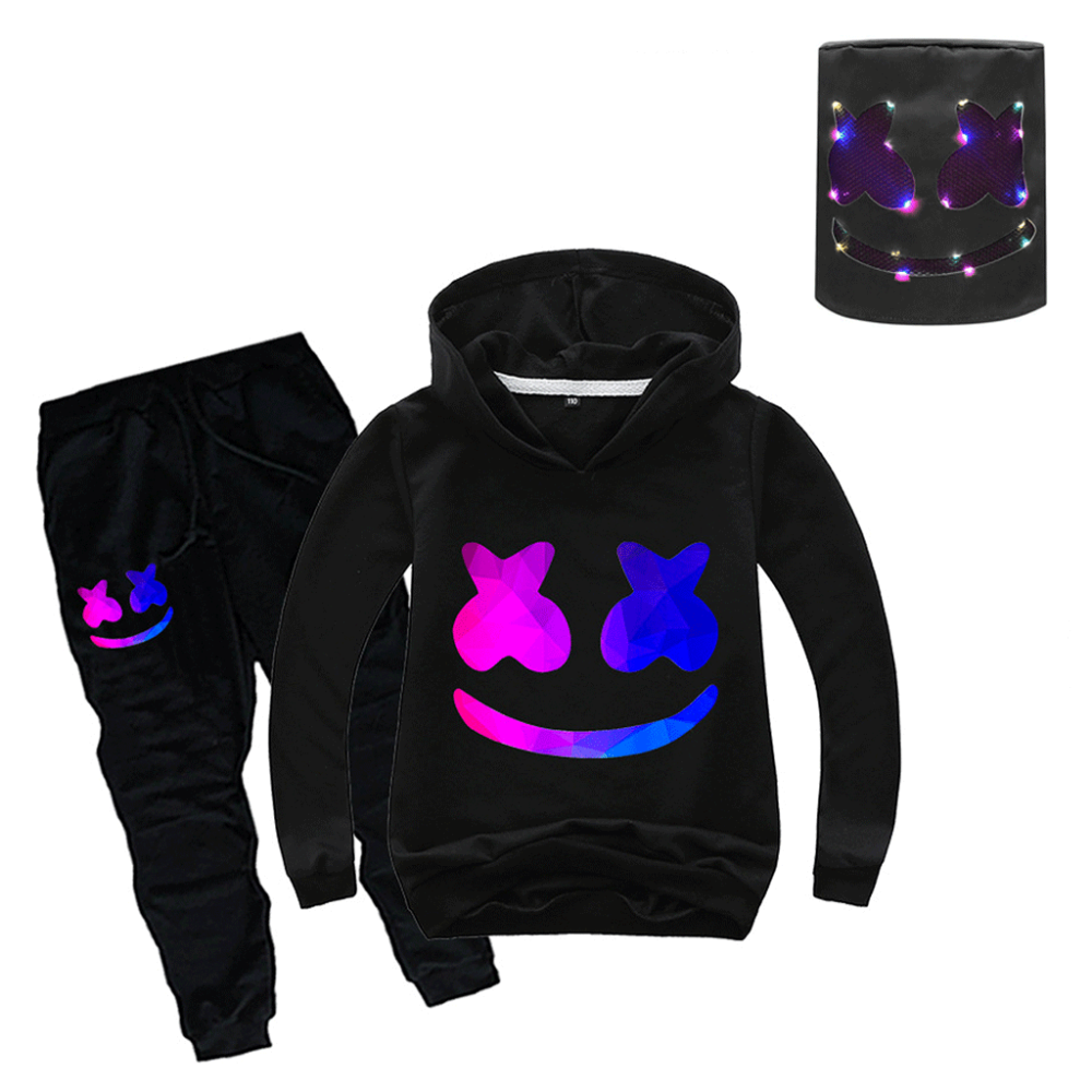 Halloween Kostuum Kinderen DJ Hoodie Broek Set