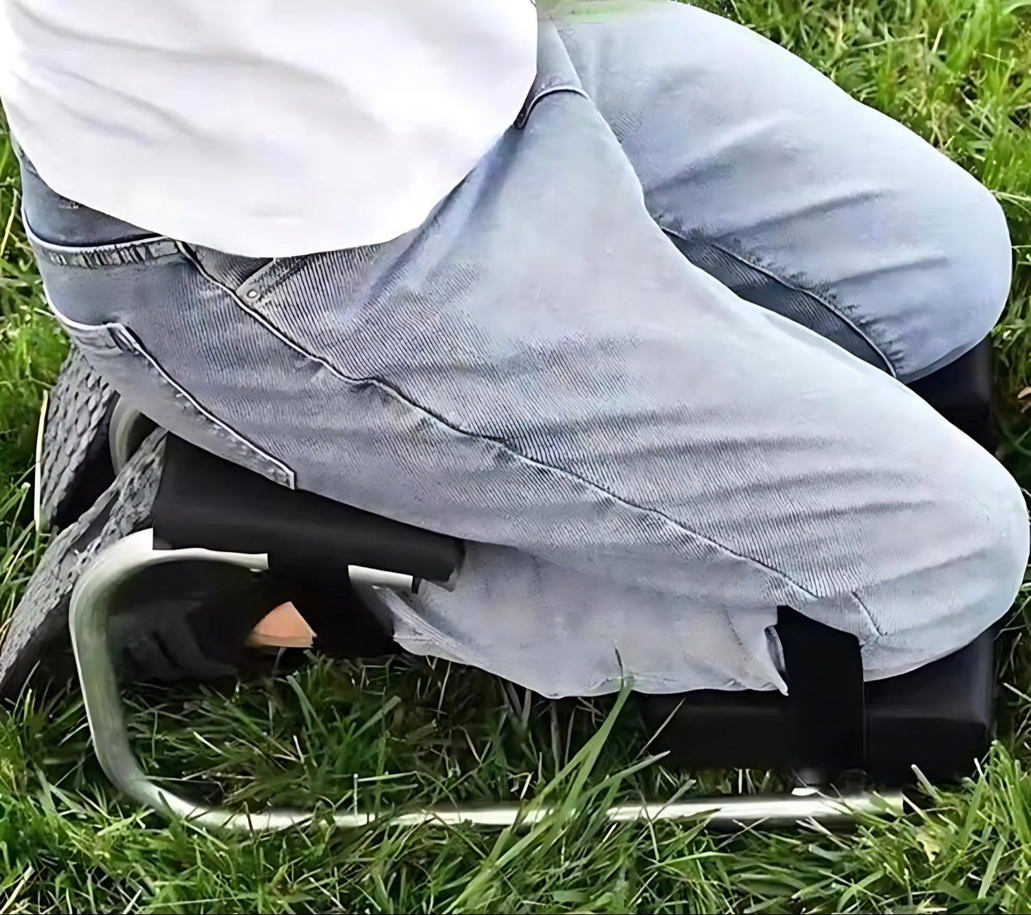 Draagbare Tuinkniebeschermer en Kruk - GardenEase Duo