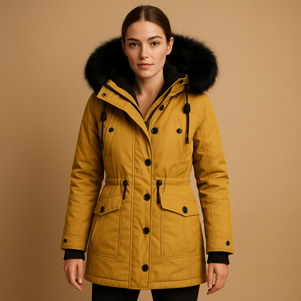 Yaraline Lange Winterjacke voor Dames – Waterdicht en Warm
