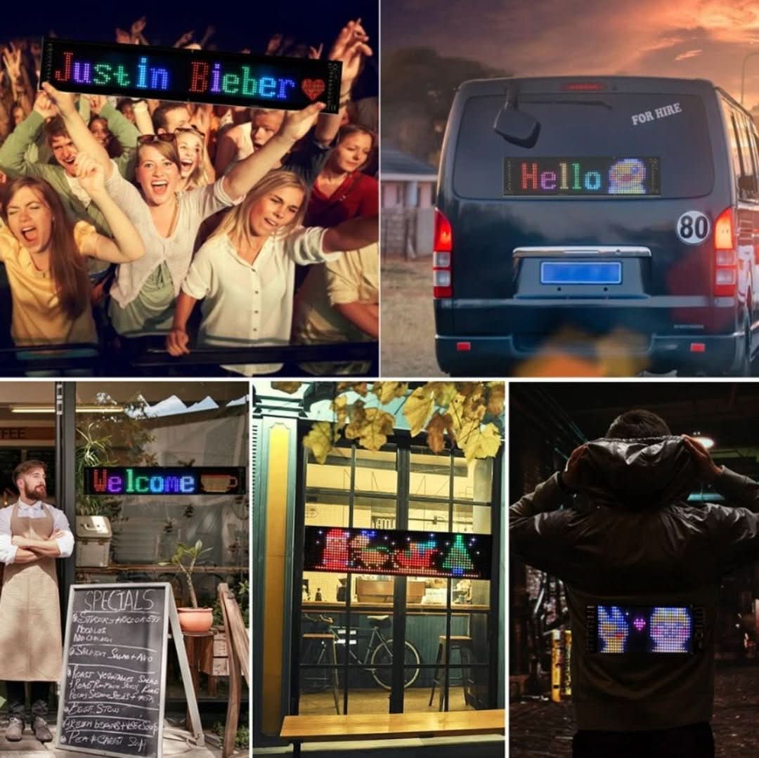 Aanpasbaar LED Auto-Display – GlowSign