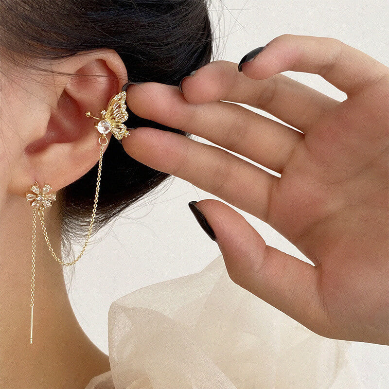 Vlinder Oorbel | Geduld, vertrouwen en besef dat alles tot bloei komt