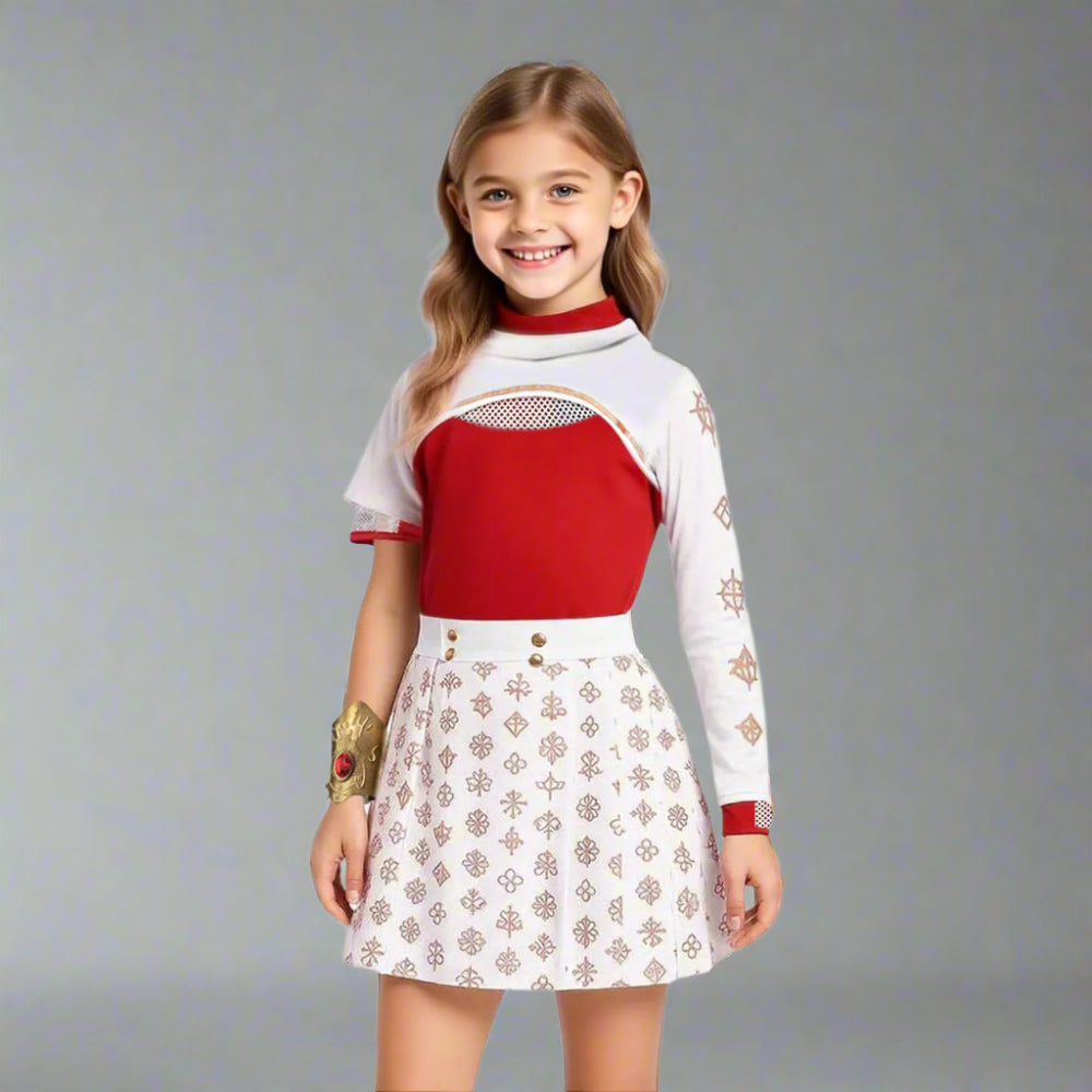 Halloween Kostuum Rode Vampier Nova Outfit