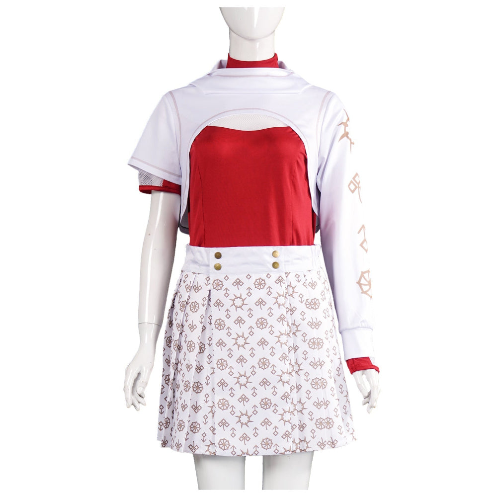 Halloween Kostuum Rode Vampier Nova Outfit