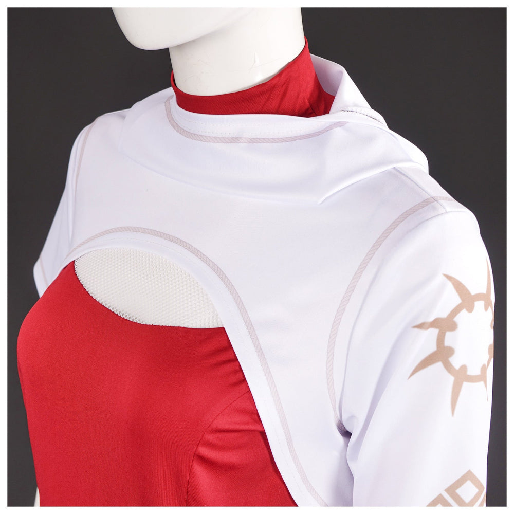 Halloween Kostuum Rode Vampier Nova Outfit