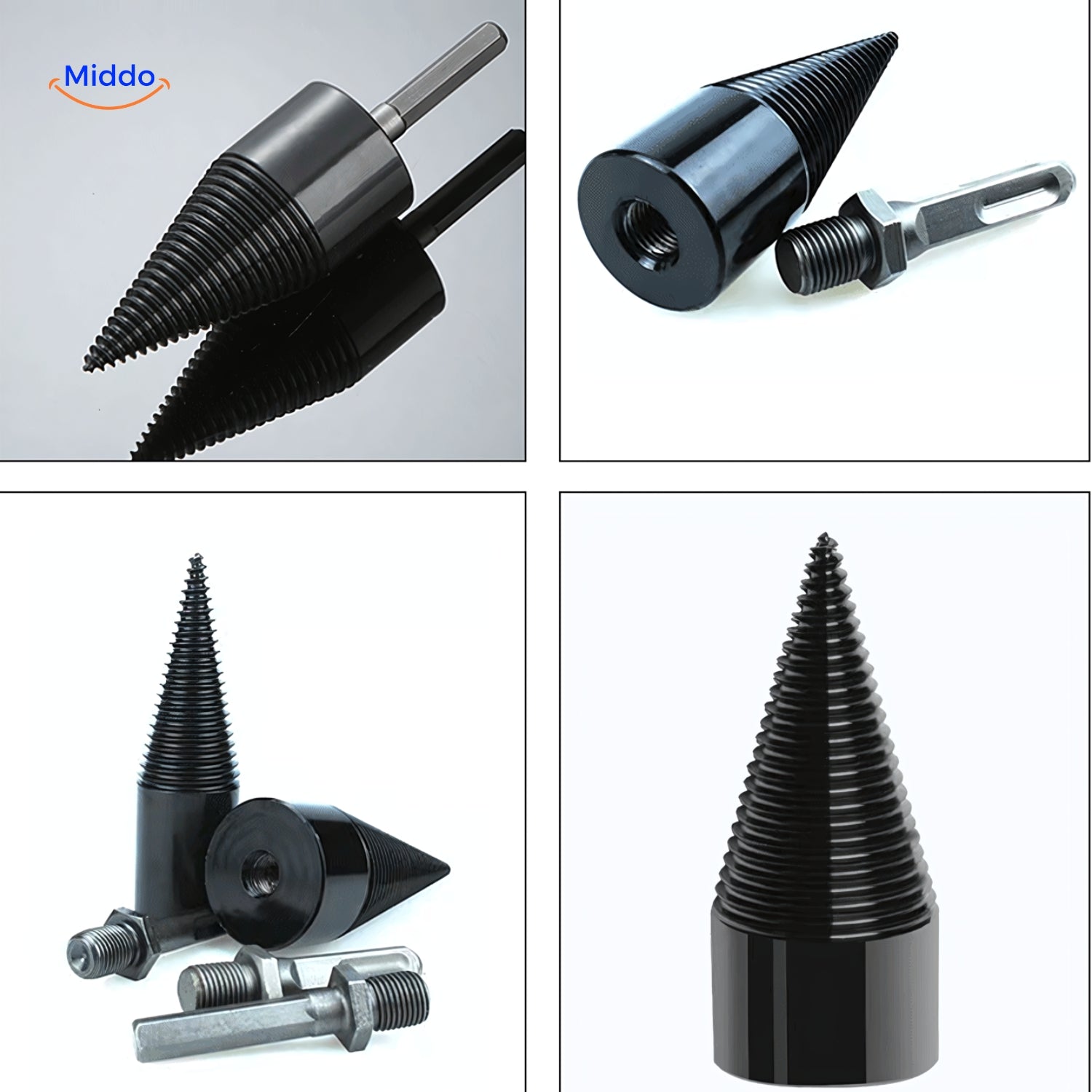 SplitMaster Spaltboormachine | Efficiënt houtsplitsen zonder bijl voor moeiteloos werken