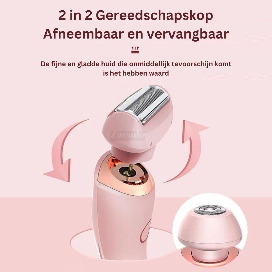 SmoothGlam | 2-in-1 scheerapparaat voor vrouwen