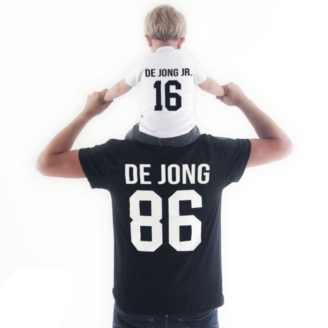 TwinMatch shirt | Gepersonaliseerd shirt voor papa en mij