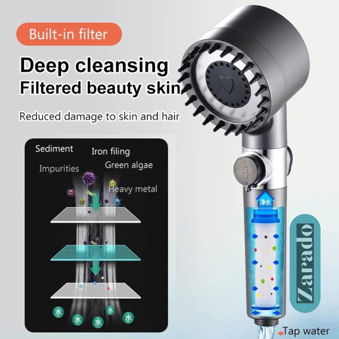 AquaFlow | Douchekop met drie standen