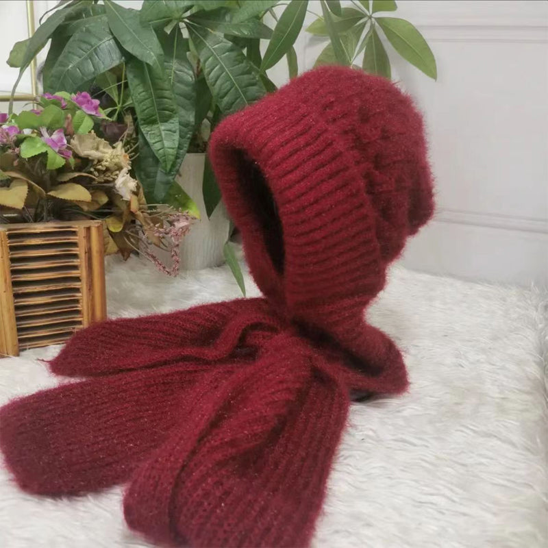 1+1 GRATIS | ScarfBeanie - Dames sjaal en beanie-muts in één