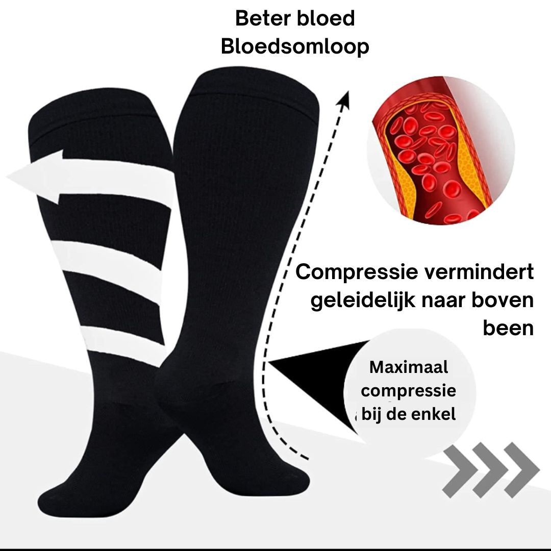 UltraSupport | Compressiesokken Plus Size