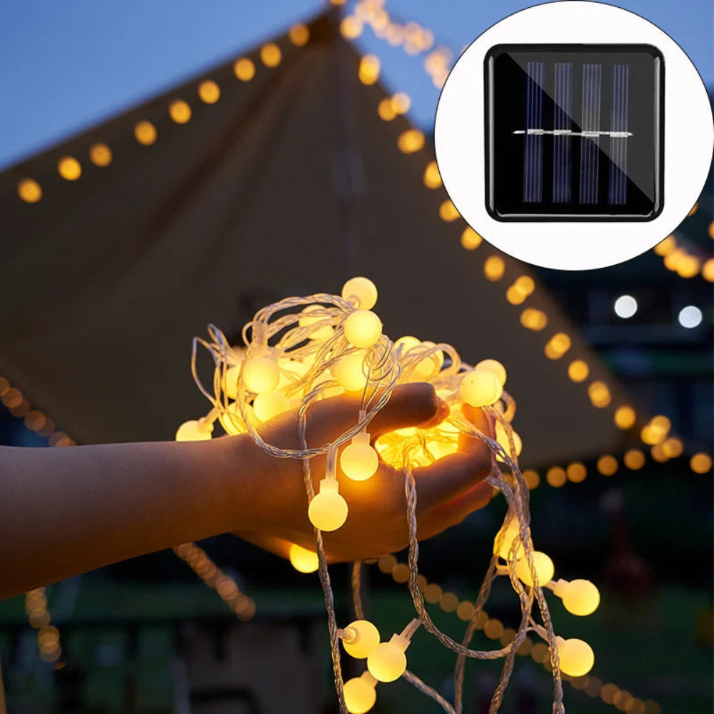 Halloween Lichten Buiten Solar LED Snoerlampen Waterdicht