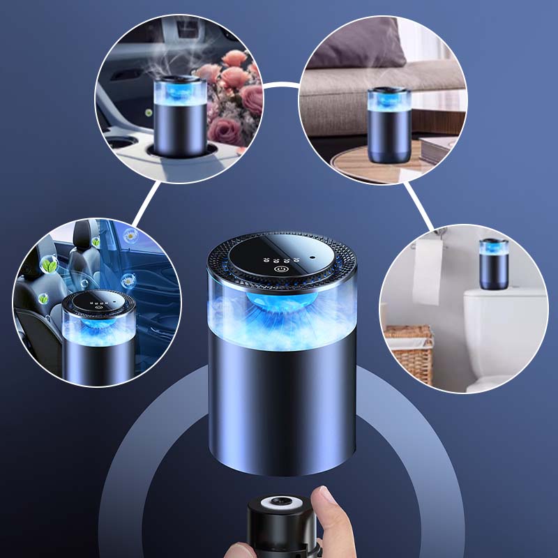 BreezeMist Auto Luchtverfrisser | Natuurlijke Geur & Ultrasone Verspreiding