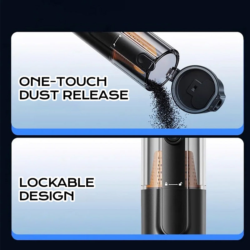 SwiftClean Handstofzuiger | Moeiteloos schoonmaken met 5 veelzijdige accessoires