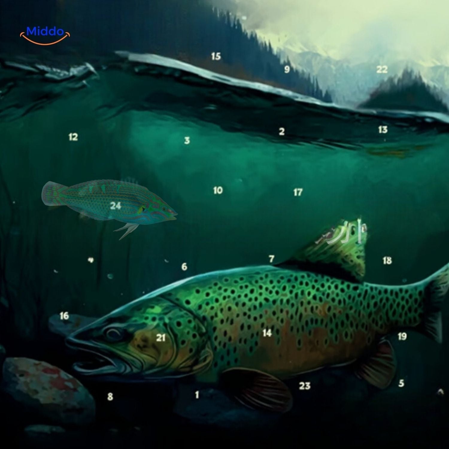 AngelFreude Adventskalender | 24 creatieve cadeaus voor enthousiaste vissers