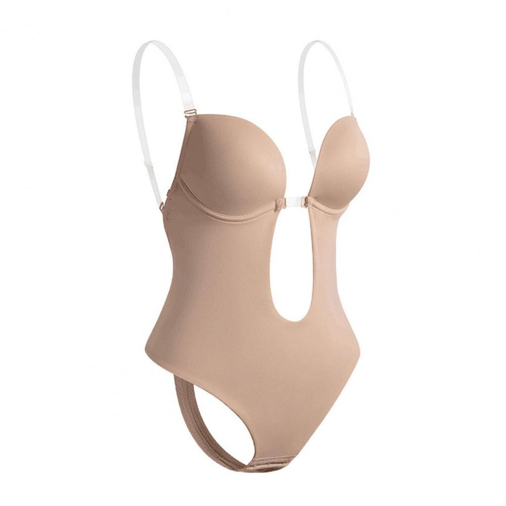 Diepe V-Hals Shapewear Bodysuit - Ultieme Body Shaper voor een Perfecte Silhouet