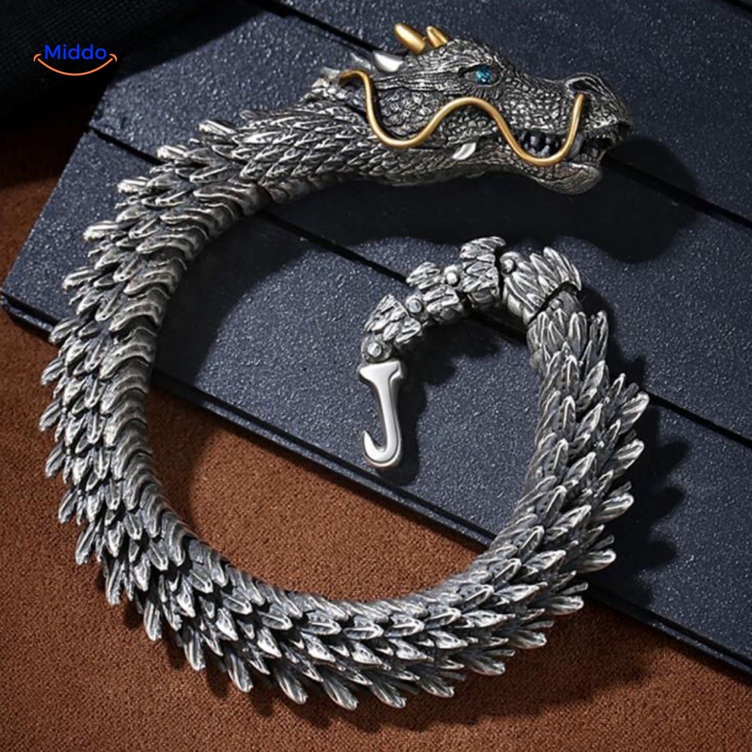 DracoShield Retro Armband | Stijlvol Accessoire voor Zelfverzekerde Mannen