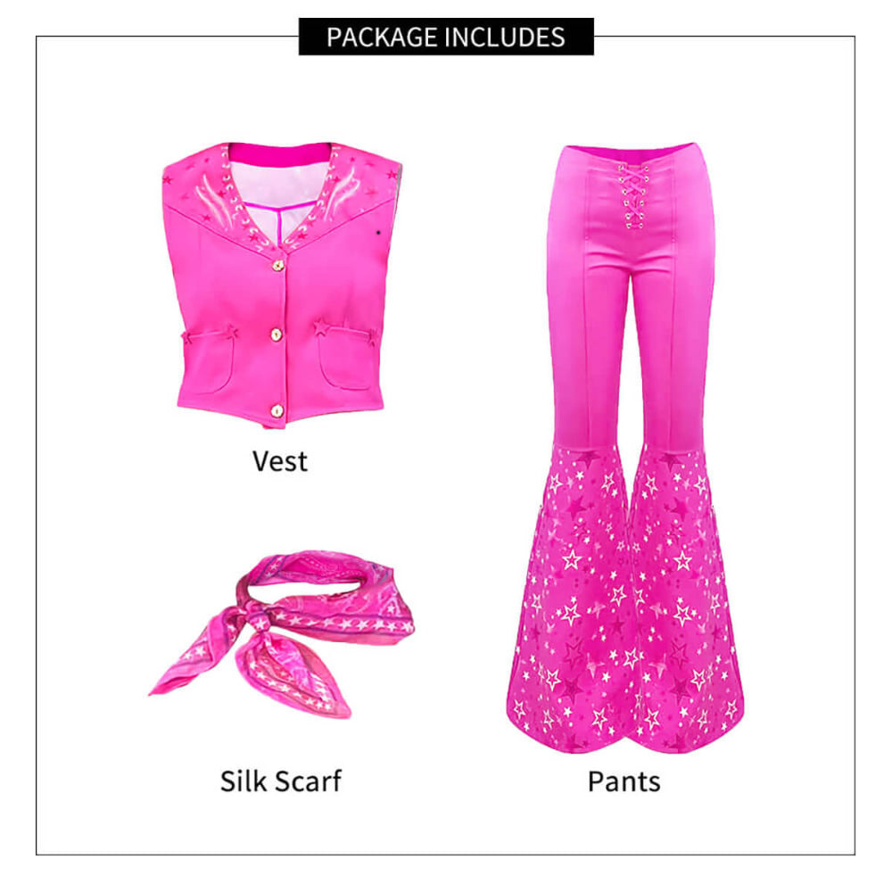 Halloween Kostuum Roze Cowgirl Outfit Set