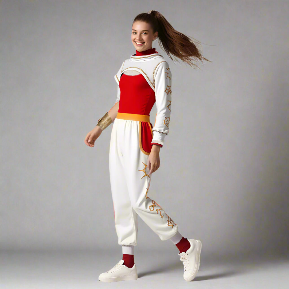 Meisjes Halloween Kostuum Witte Vampier Outfit Set