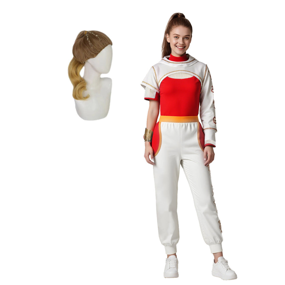 Meisjes Halloween Kostuum Witte Vampier Outfit Set