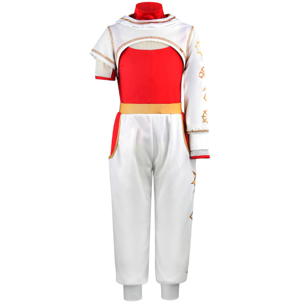 Meisjes Halloween Kostuum Witte Vampier Outfit Set