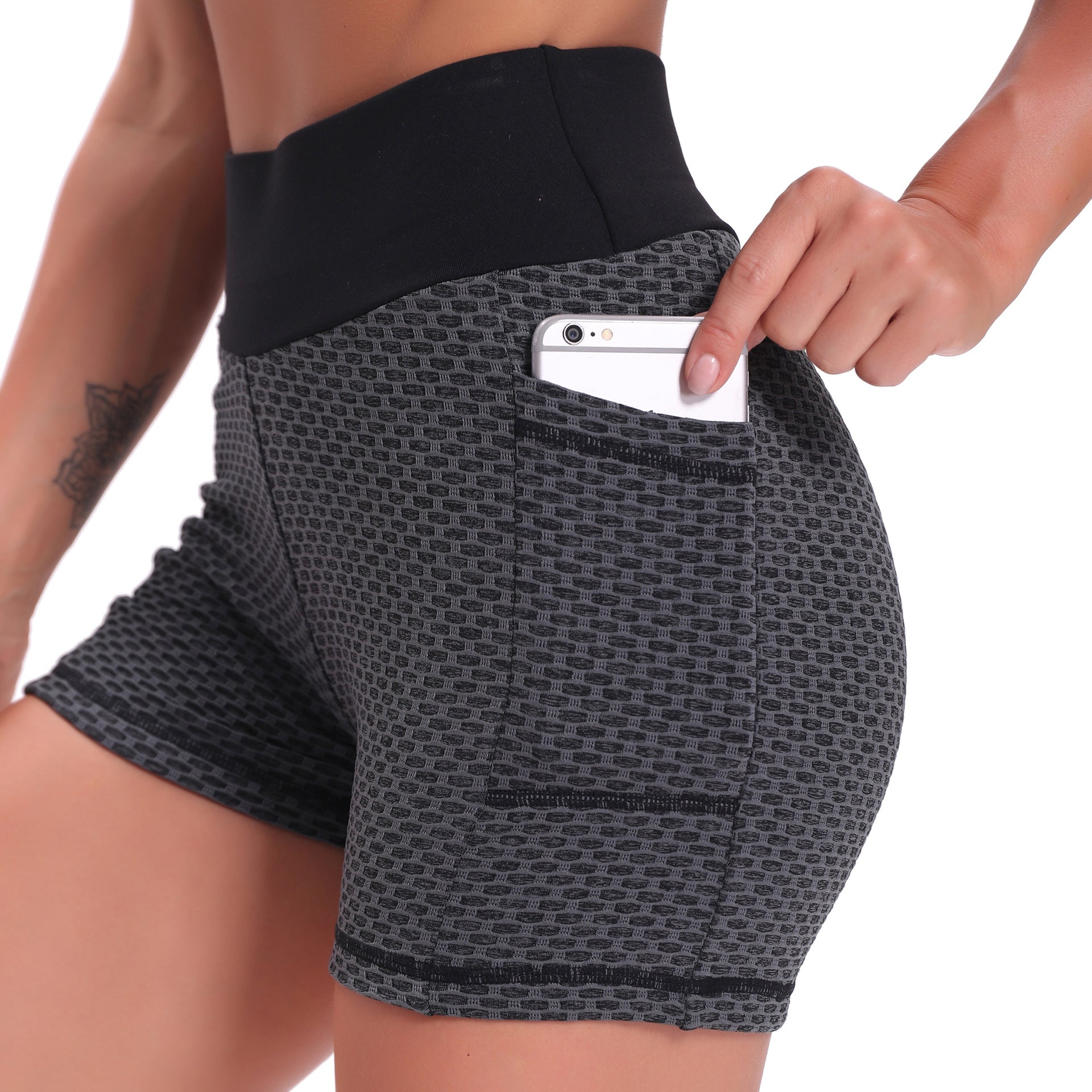 FlexFit Pro Shorts | Ademend Jacquard Yoga Shorts voor Dames, liftend en biedt ultiem comfort