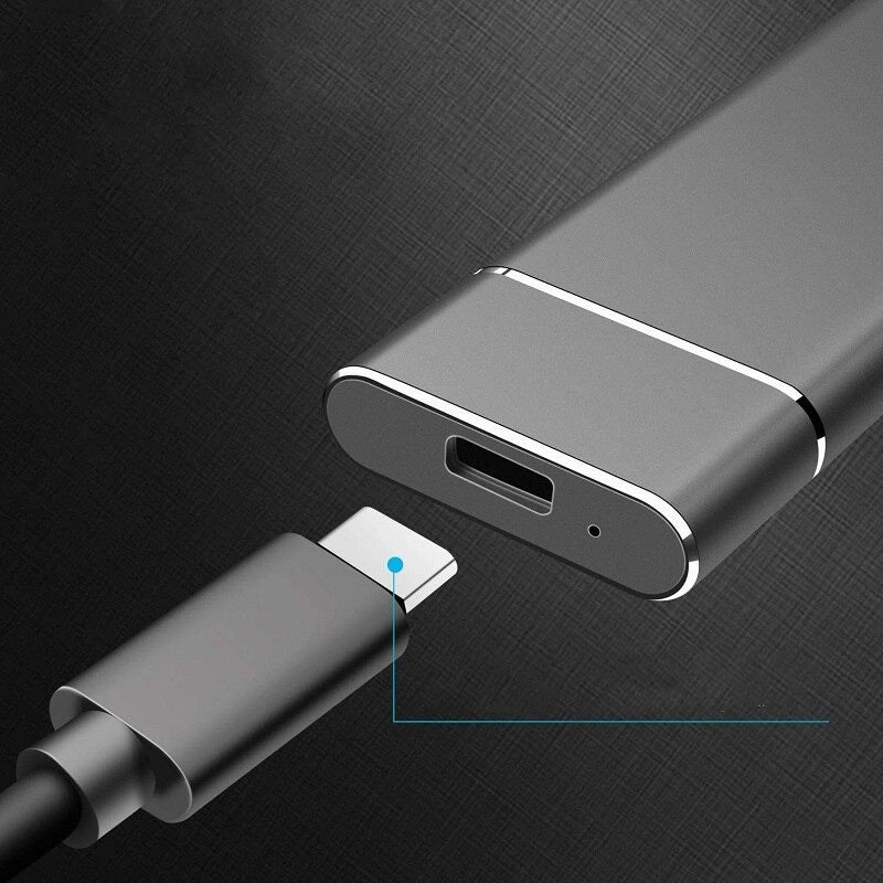 8TB Draagbare SSD Externe Harde Schijf met USB 3.1 voor Snelle Bestandenoverdracht – Lichtgewicht en Compact Ontwerp