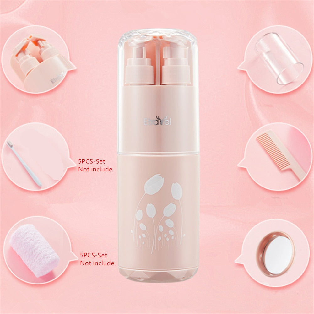 LuxeVoyage Elite Reis Toilettas Set | 8-in-1 minimalistische benodigdheden voor moeiteloze organisatie en stijl onderweg