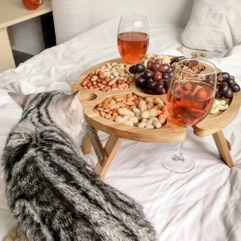 GourmetElegance Borrelplank Organisator | Sofisticated organizer voor vleeswaren en kaas met stijl
