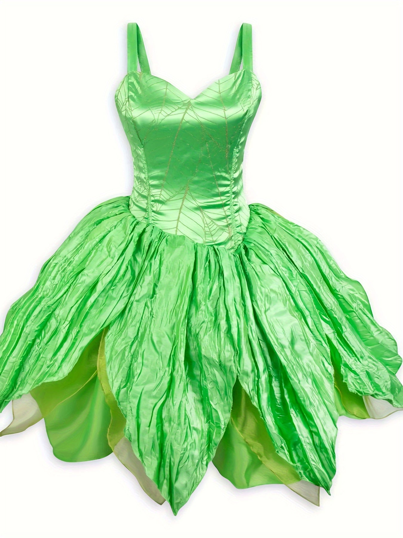 Vrouwen Feeënvleugel Halloween Kostuum Jurk | Mini Mouwloos