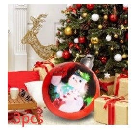 Opblaasbare Kerstbal Buiten Decoratie 60cm – Weerbestendige PVC Kerstdecoratie