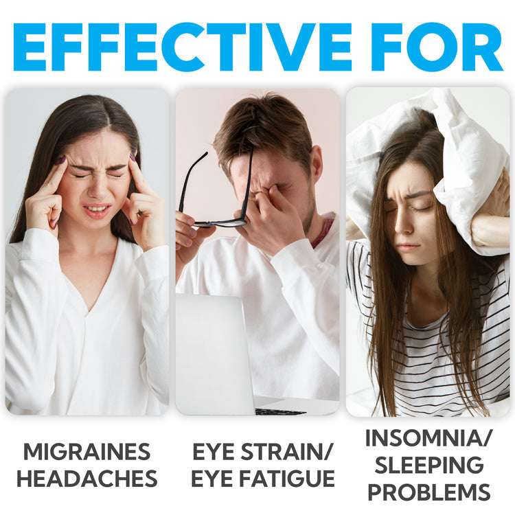 RelaxVision Slimme Oogmassager | Ultieme ontspanning binnen handbereik