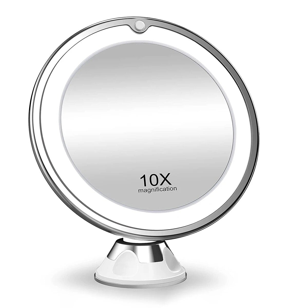 10x Vergrotende LED Make-up Spiegel 360° Rotatie met Verlichting